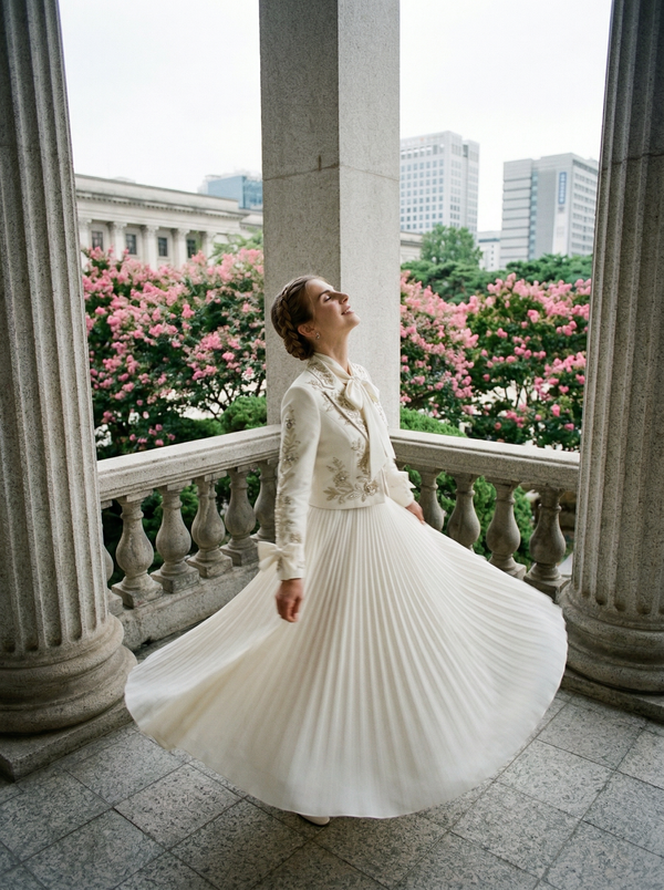 Elegant Two Piece Sequined Jacket & Pleated Maxi Dress Set